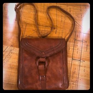 Rustic leather bag